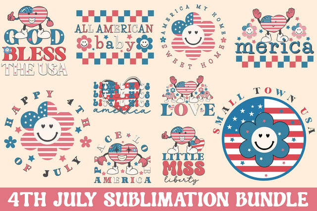4th July Sublimation Bundle Sublimation Rupkotha 