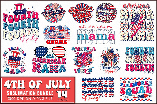4th July Sublimation Bundle SVG Shetara Begum 