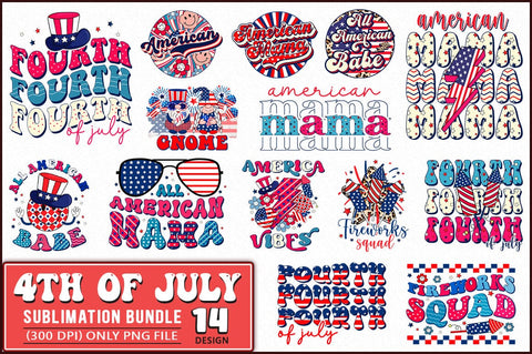 4th July Sublimation Bundle SVG Shetara Begum 