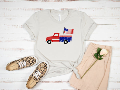 4th July Truck Illustration svg cut file Bundle SVG SmmrDesign 