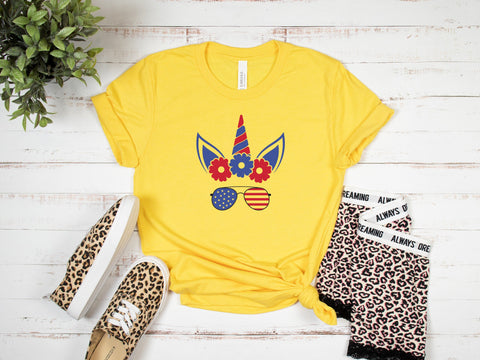 4th July Unicorn svg clipart SVG SmmrDesign 