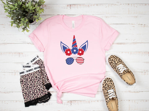 4th July Unicorn svg clipart SVG SmmrDesign 