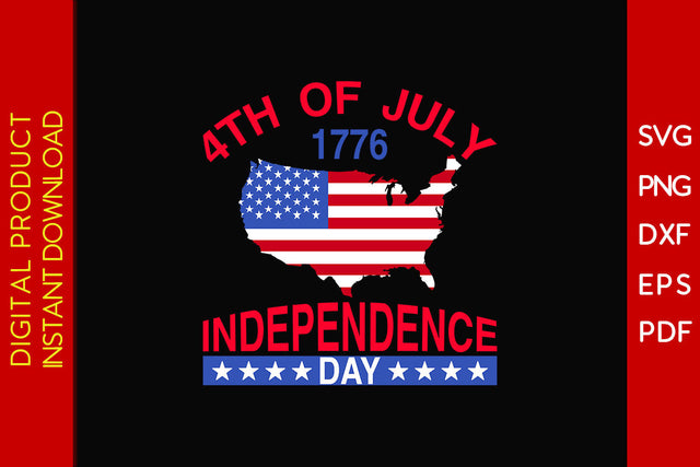 4th Of July 1776 Independence Day SVG PNG PDF Cut File SVG Creativedesigntee 