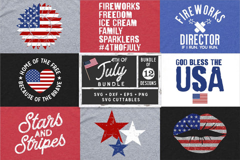 4th Of July Bundle 2 SVG Svg Cuttables 