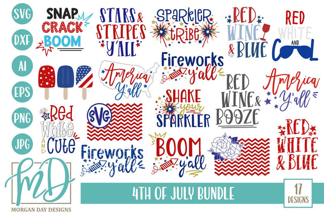 4th of July Bundle SVG Morgan Day Designs