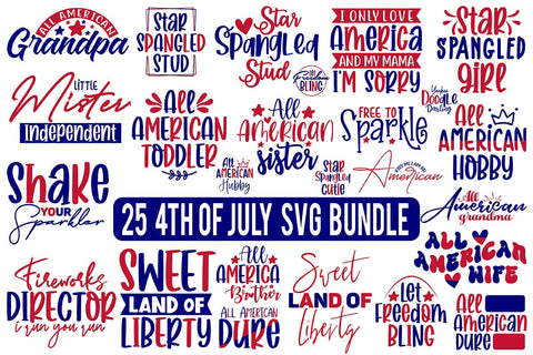 4th of july bundle SVG orpitasn 