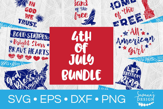 4th of July Bundle SVG SavanasDesign 