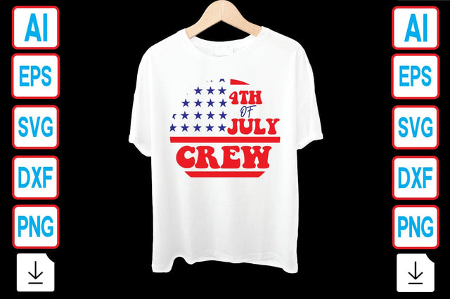4th of July Crew SVG Craftlabsvg24 