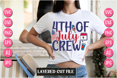4th of July Crew SVG Cut File SVG Newmockups 