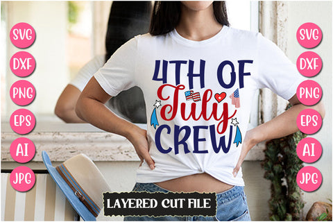 4th of July Crew SVG Cut File SVG Newmockups 