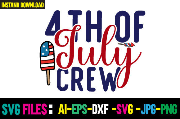 4th of July Crew SVG Cut File SVG Newmockups 