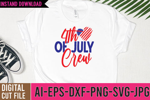 4th of july Crew SVG Design , 4th of july Crew SVG Quotes SVG BlackCatsMedia 