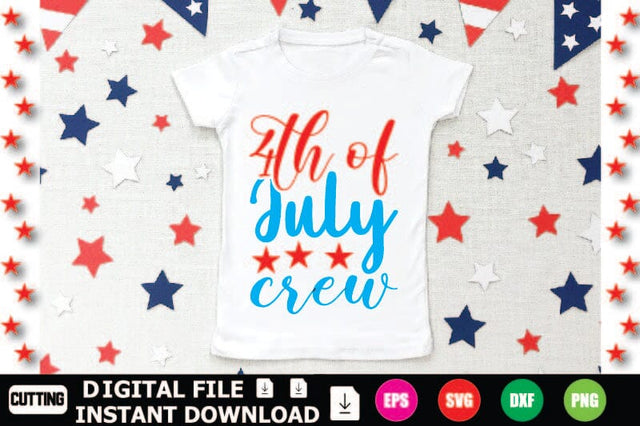 4th Of July Crew SVG Shahin alam 