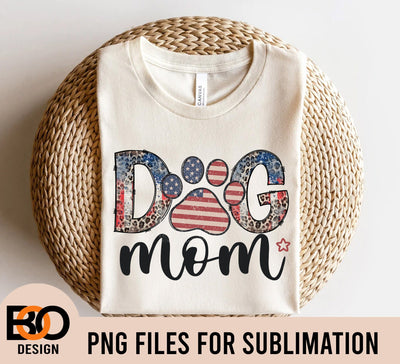 4th of July dog mom png sublimation design download, western dog mom png, dog love png, USA mom png, sublimate designs download Sublimation BOO-design 