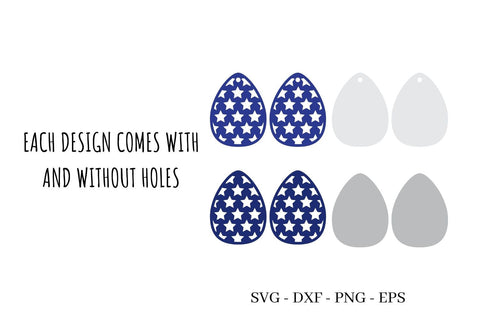 4th of July Earrings SVG SVG SvgOcean 