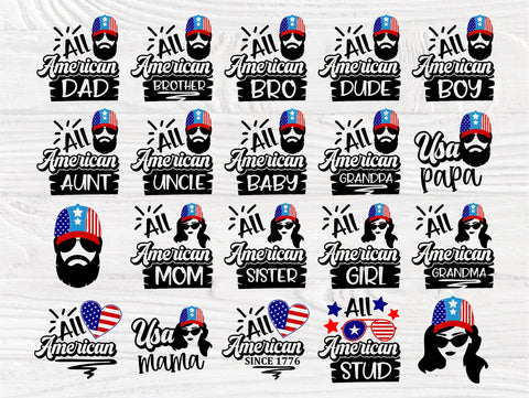 4th of July Family Shirts, American Svg, USA Svg SVG TonisArtStudio 