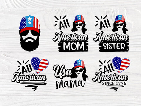 4th of July Family Shirts, American Svg, USA Svg SVG TonisArtStudio 