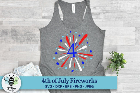 4th of July Fireworks SVG SVG B Renee Design 