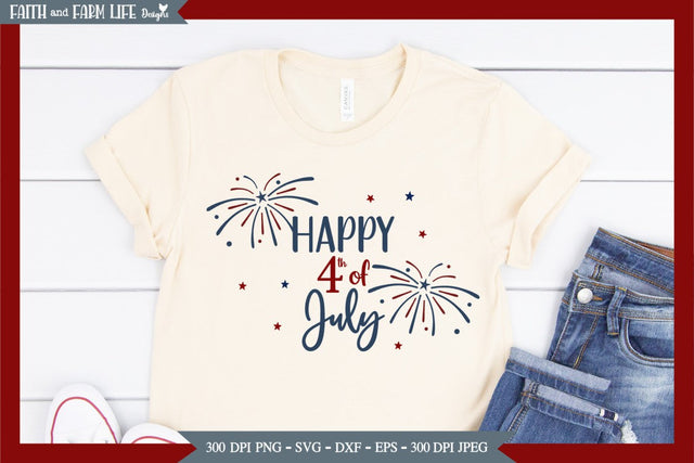 4th of July Fireworks SVG SVG Designs by Jolein 