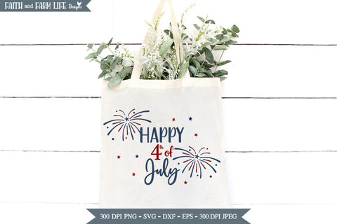 4th of July Fireworks SVG SVG Designs by Jolein 