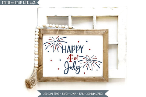 4th of July Fireworks SVG SVG Designs by Jolein 