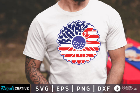 4th of july flower SVG SVG Regulrcrative 