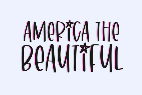 4th of July Font Bundle Font Blush Font Co. 