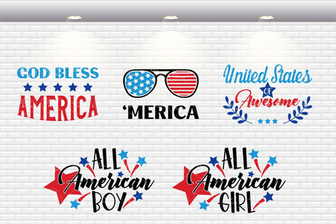 4th Of July | Fourth Of July Bundle - SVG, PNG, DXF, EPS SVG Elsie Loves Design 