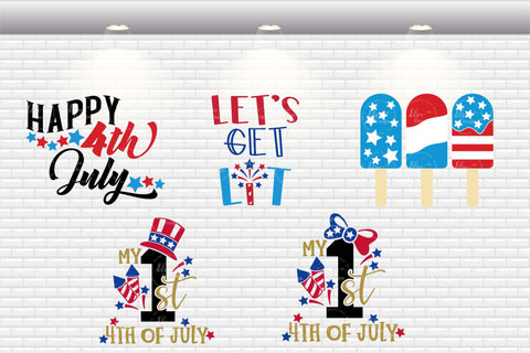 4th Of July | Fourth Of July Bundle - SVG, PNG, DXF, EPS SVG Elsie Loves Design 