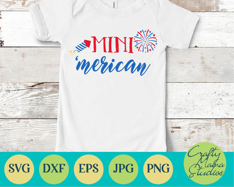 4th Of July - Fourth Of July - July 4th - Mini American Svg SVG Crafty Mama Studios 