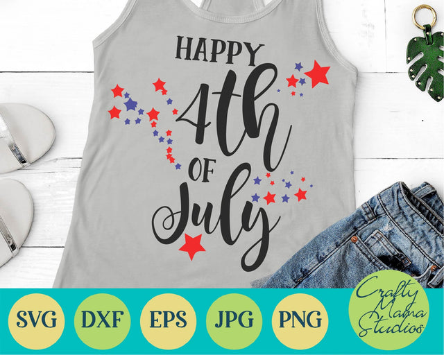4th Of July - Fourth Of July - July 4th - Patriotic - Happy 4th Of July SVG Crafty Mama Studios 