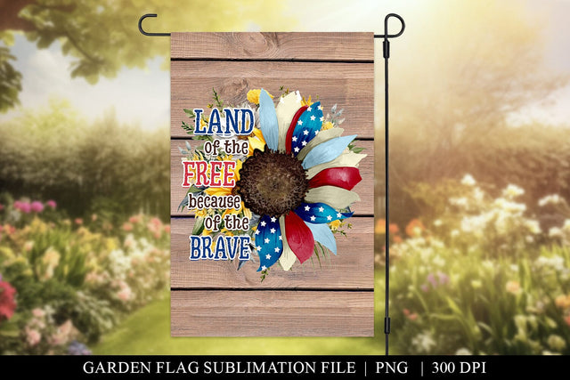 4th of July Garden Flag Sublimation Design Sublimation BijouBay 