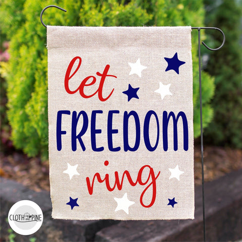 4th of July Gnome - 2 Designs SVG Cloth and Pine Designs 