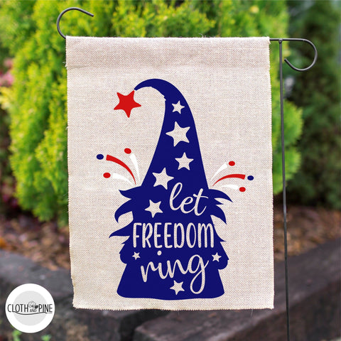 4th of July Gnome - 2 Designs SVG Cloth and Pine Designs 