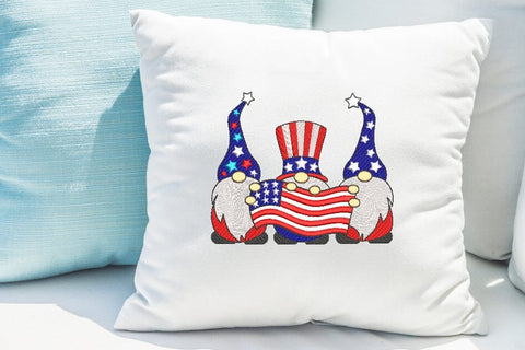 4th of July Gnomes Patriotic embroidery design. Embroidery/Applique DESIGNS ArtEMByNatalia 