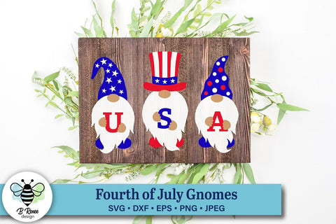 4th of July Gnomes SVG B Renee Design 