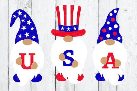4th of July Gnomes SVG B Renee Design 