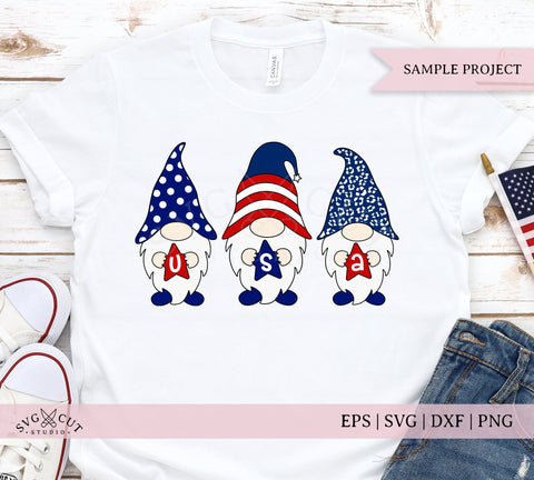 4th of July Gnomes SVG Files SVG SVG Cut Studio 