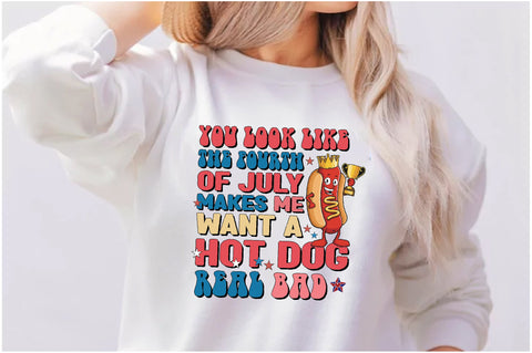 4th of July Hot Dog Quote Sublimation Sublimation Jagonath Roy 