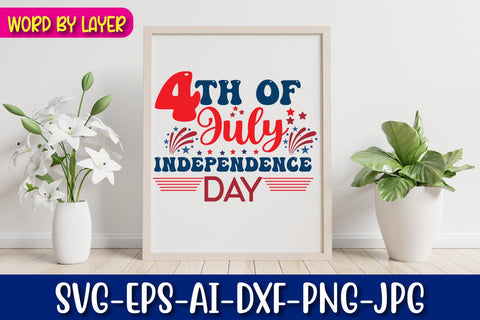 4th of July Independence Day SVG Blessedprint 