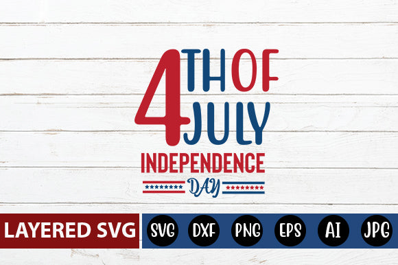 4th of July Independence Day SVG cute file SVG Blessedprint 