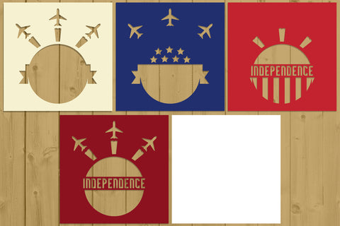 4th of July Layered Papercut 8 Svg Eps Ai Png Pdf 3D Paper zafrans studio 