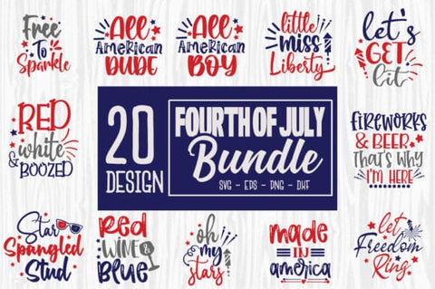 4th Of July Mega SVG Bundle - 90 Design 4th Of July Bundle SVG Svgcraft 