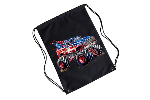 4th of July Monster Truck Sublimation Sublimation Regulrcrative 