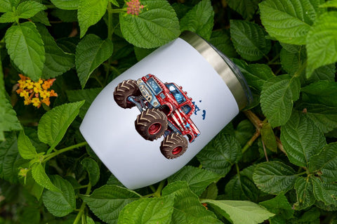 4th of July Monster Truck Sublimation Sublimation Regulrcrative 