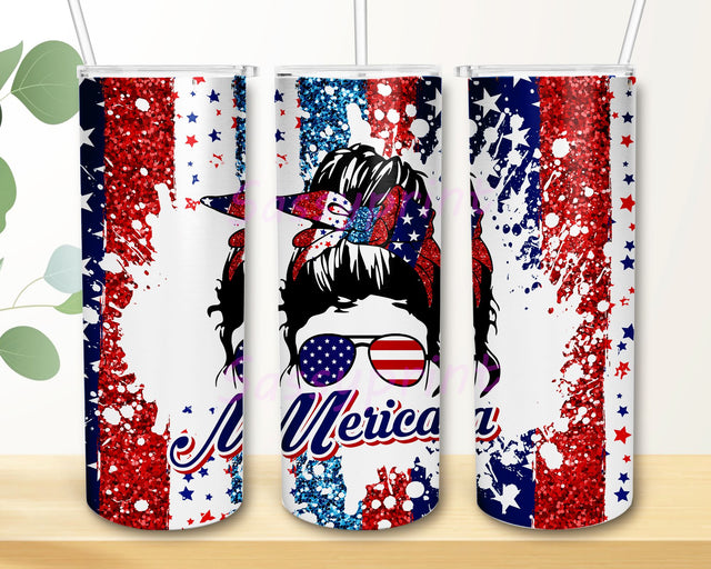 4th of July, Patriotic PNG Tumbler Design, Sublimation Designs Downloads, Skinny Tumbler 20oz Design Sublimation sassyprint 