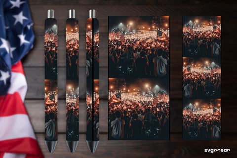 4th of July Pen Sublimation Sublimation SvgOcean 