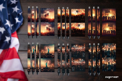 4th of July Pen Sublimation Sublimation SvgOcean 