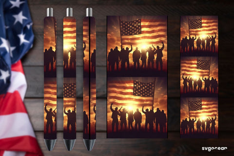 4th of July Pen Sublimation Sublimation SvgOcean 