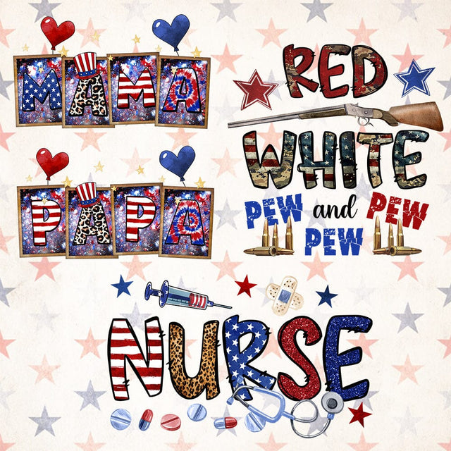 4th Of July Png Bundle, 4th Of July Png, Patriotic Png, Independence Day Png, Fourth Of July Png, Freedom Png, Sublimation Bundle, Retro Png Sublimation Rabbitmakies 